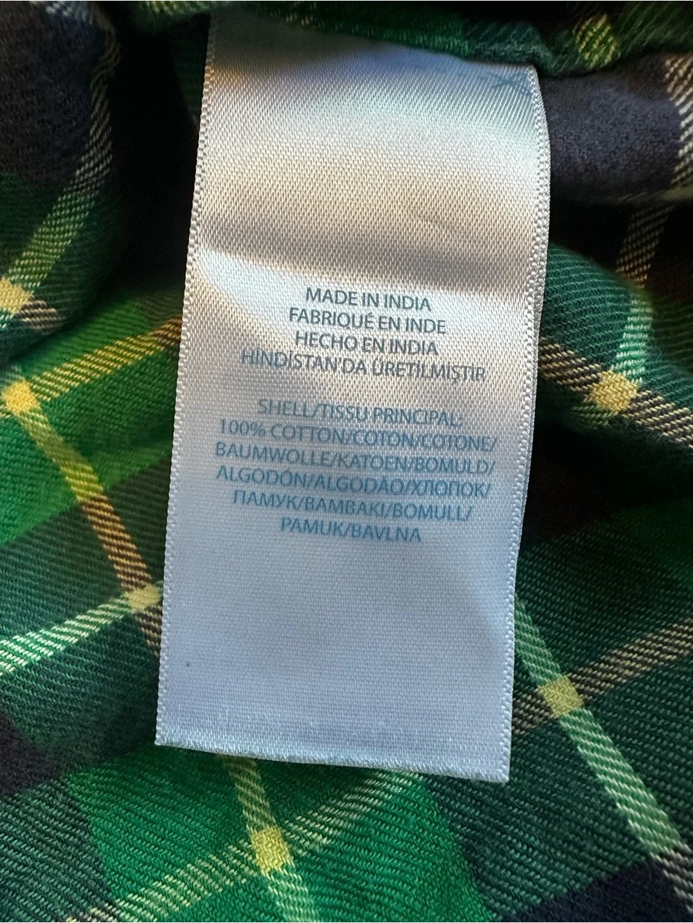 Ralph Lauren Toddler Boys Green Blue Plaid Flannel Shirt Fall Vibes Lumberjack